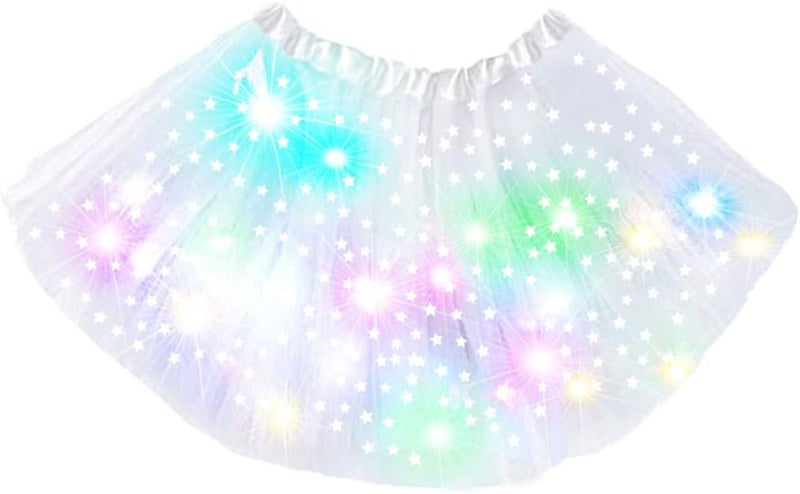 Nicute Light Up Tutu Led Layered Tulle Tutus Skirt for Women - Image 1